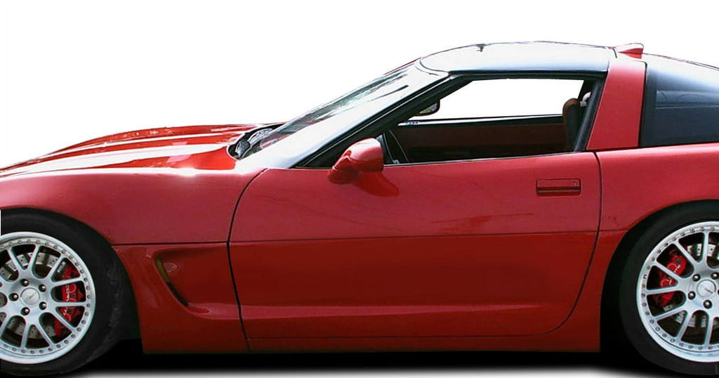 6 Piece Duraflex Side Skirts Rocker Panels with Doorcaps F448