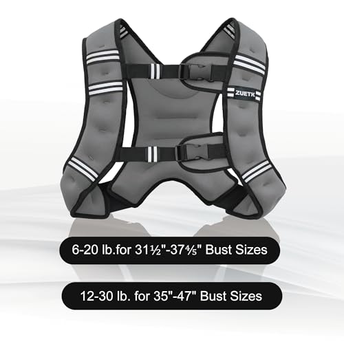 Weighted Vest with Reflective Stripe P955403