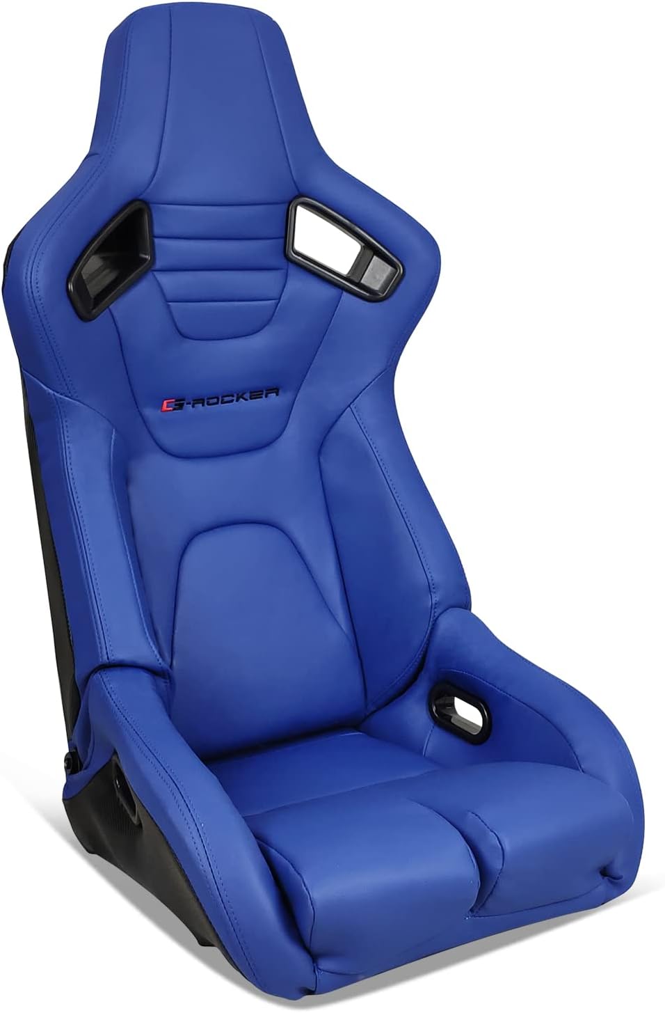 Blue PU Leather Reclinable Bucket Racing Seat P722