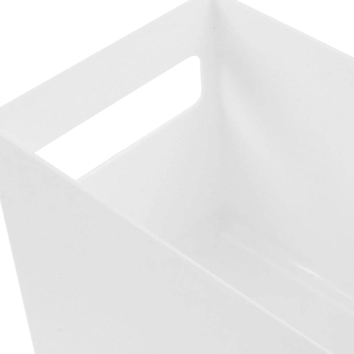 White 21X15X14CM Storage Bin D847