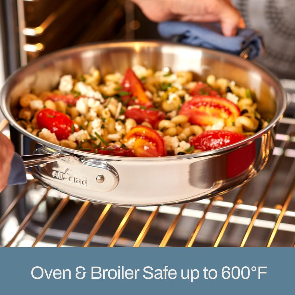 3-Ply Stainless Steel Fry Pan 14 Inch B669
