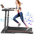 Folding Treadmill with Desk and Incline O81773