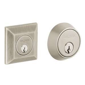 Satin Nickel Single Cylinder Deadbolt M325