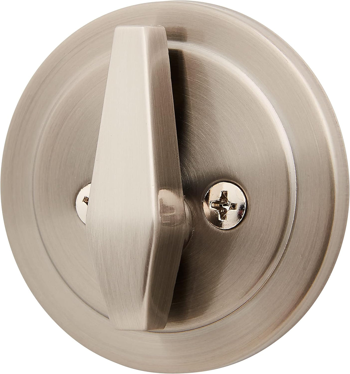 Satin Nickel Keyed Entry Door Knob and Deadbolt Set, Pack of 2 C908823