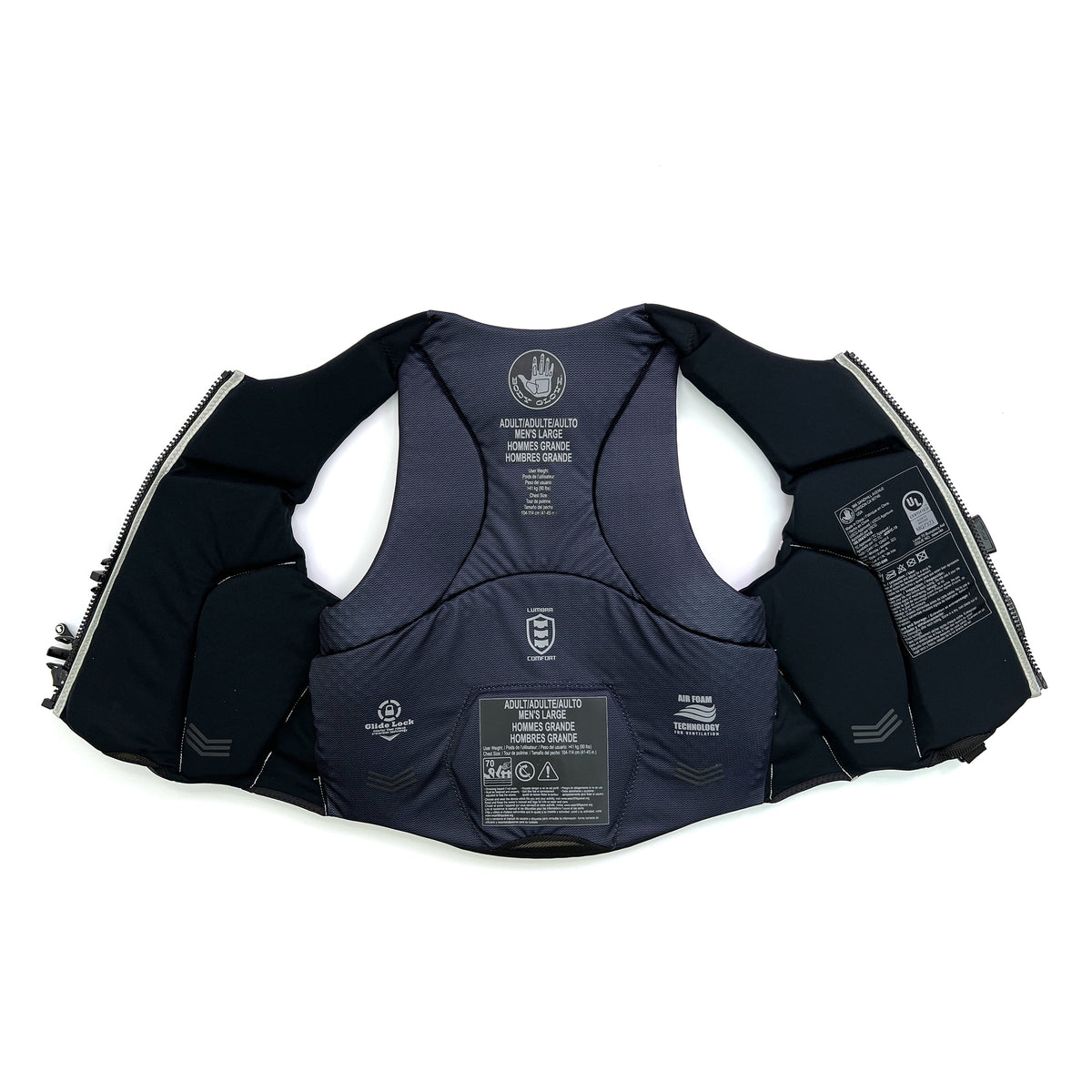 Black Evoprene Life Jacket Vest O384