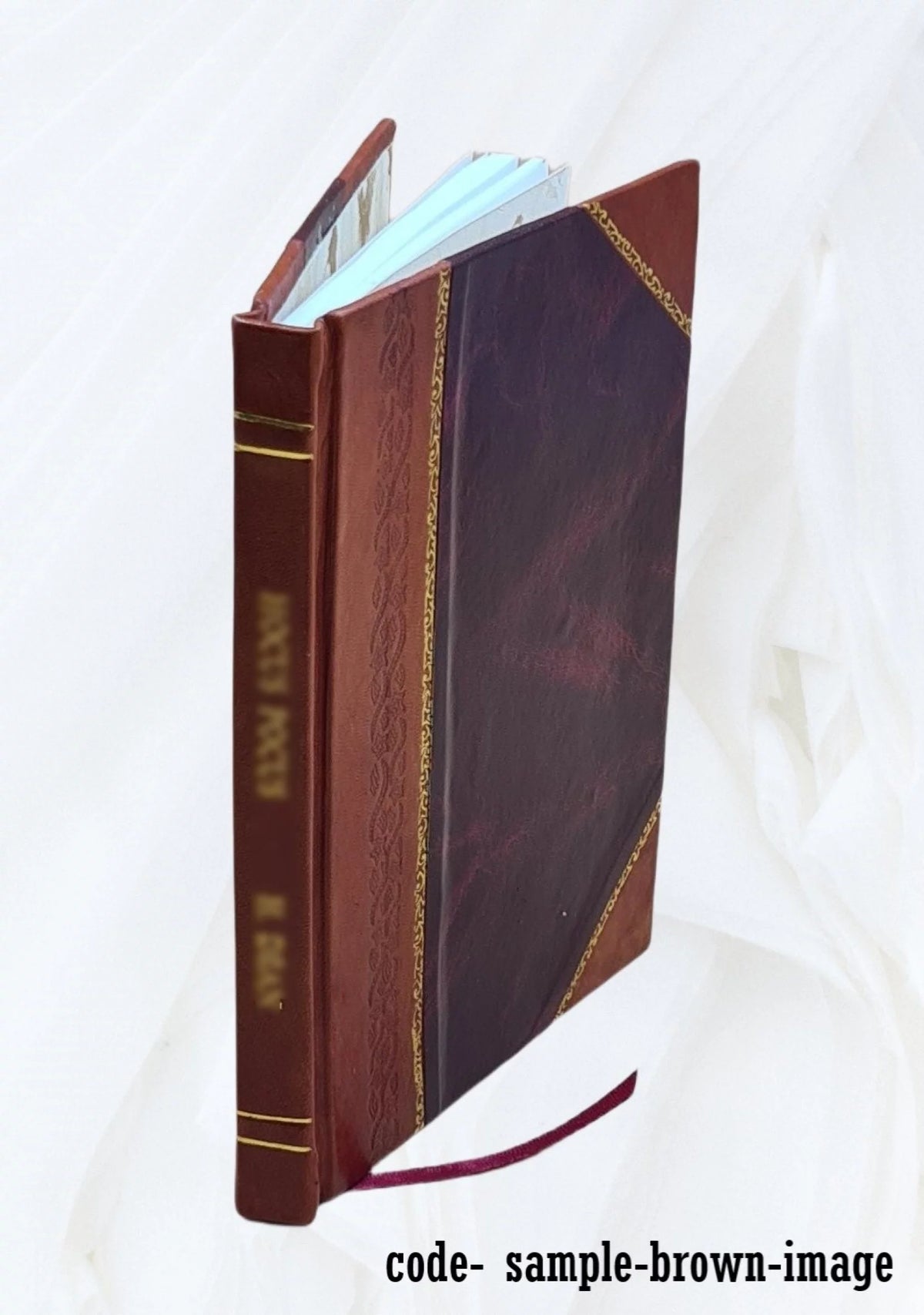 School Atlas 44 Karten Leather Bound M958
