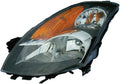 Headlight Assembly 2007 Driver Side Black Bezel Halogen P935