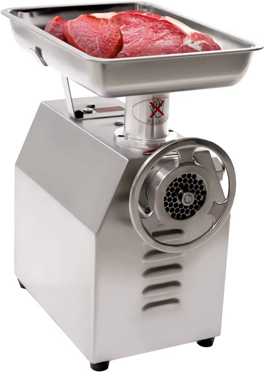 Commercial Electric Meat Grinder Stainless Steel 1100W F65271