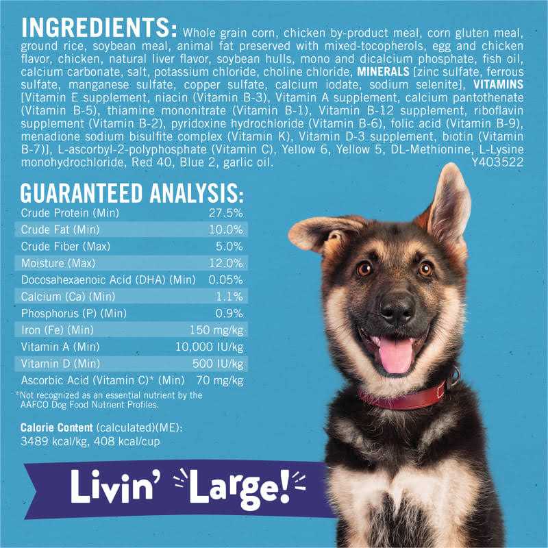 High Protein Large Breed Dry Puppy Food with Real Chicken P137