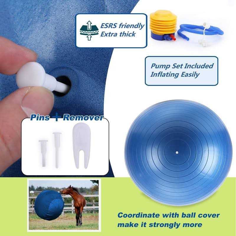 Horse Herding Ball 40 Anti-Burst Giant Soccer Ball Toy D6063