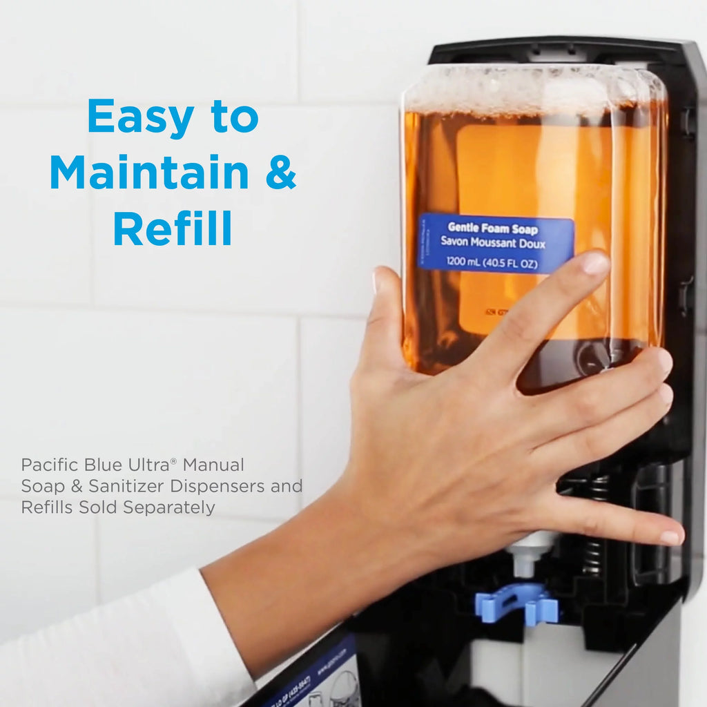 Fragrance-Free Dye-Free Foam Hand Soap Refill, 1200 mL, 4 Refills Y4815