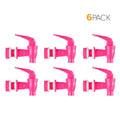 Pink BPA-Free Replacement Valve 6-Pack for Water Dispensers F61167