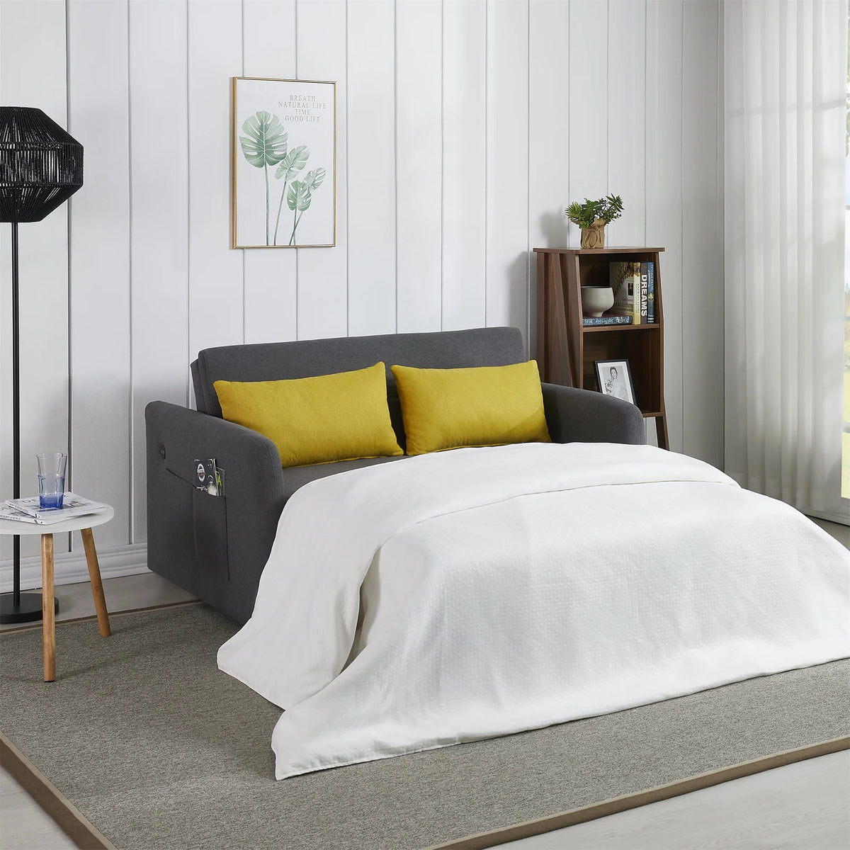 Convertible Sofa Bed with Pull Out Sofa Bed I1162