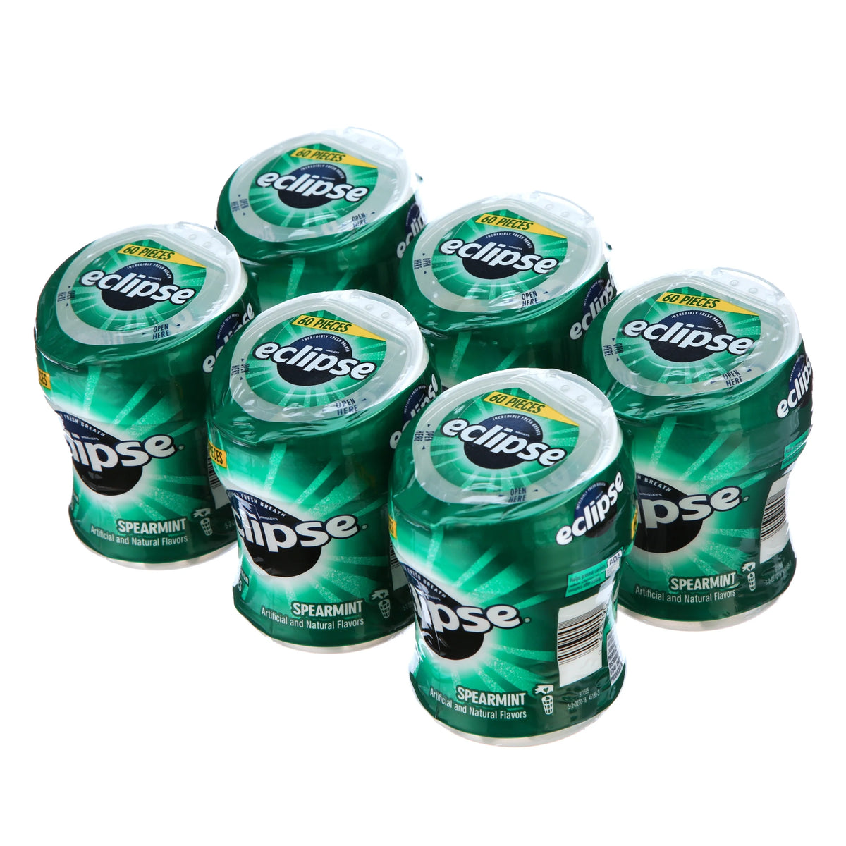 Sugar Free Spearmint Chewing Gum, 60 pc, 6 ct O6091