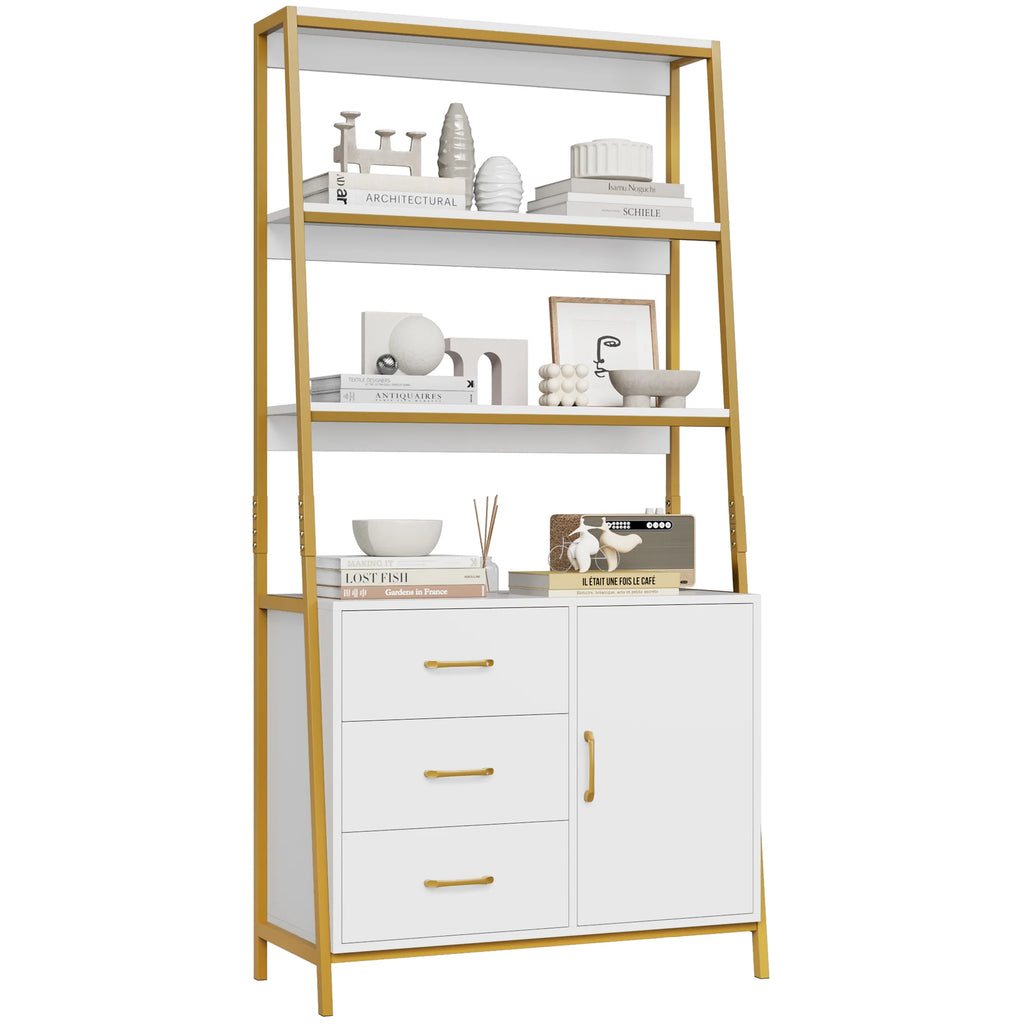 3 Tier Display Storage Shelves with 3 Drawers P3564