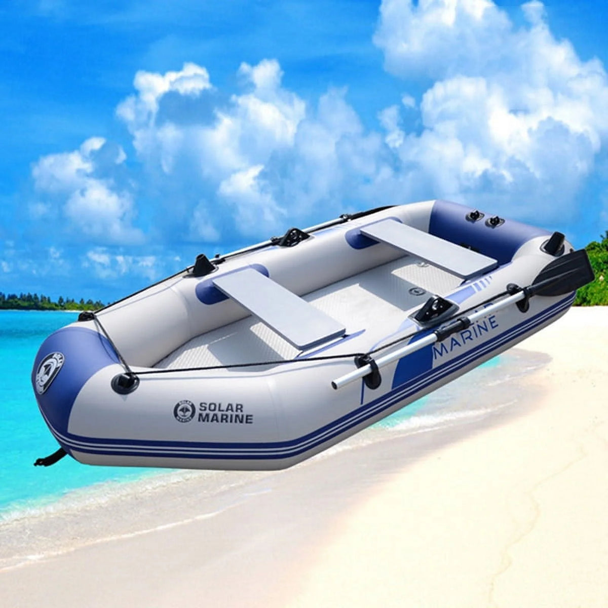 3 Person PVC Inflatable Rowing Boat Y720244