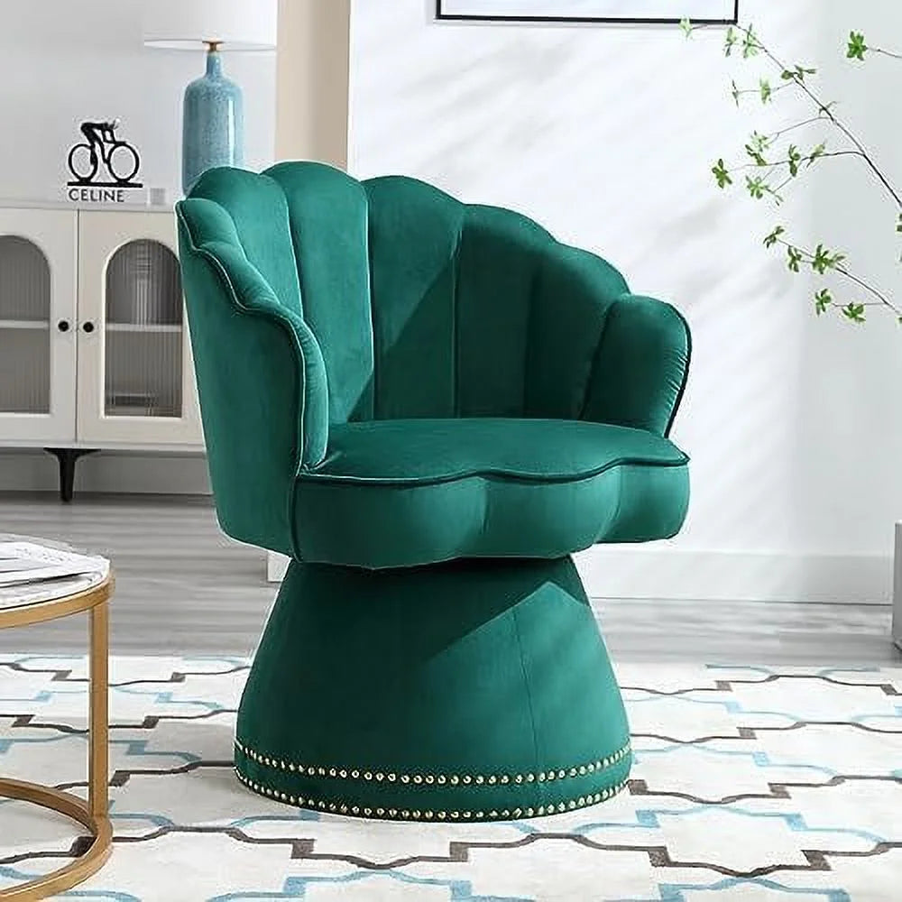 Velvet Swivel Accent Chair I97553