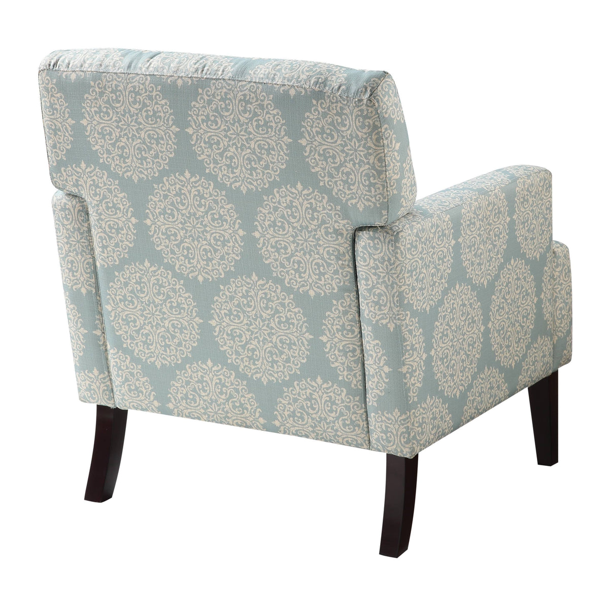 Multi-Color Fabric Armchair with Solid Wood Legs N71291