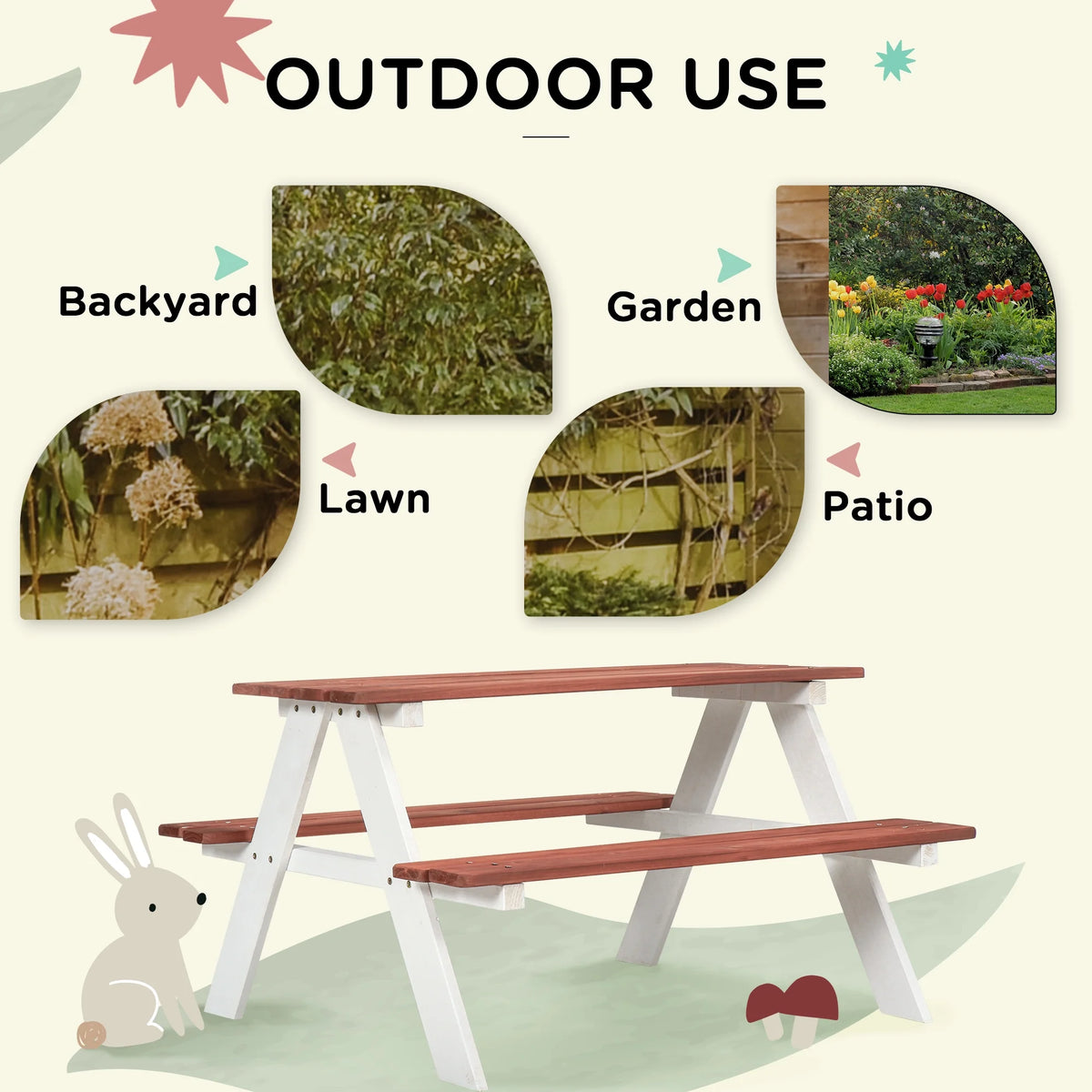 Kids Picnic Table Set Z9109