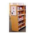 Single Face Shelf with Back Bookcase K640618