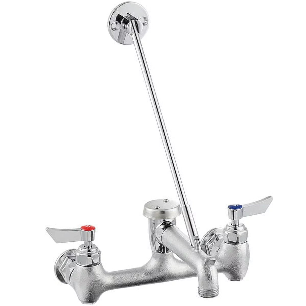 Wall-Mounted Mop Sink Faucet with 8" Centers C340253