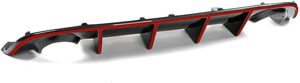 Rear Diffuser with Red Reflective Tape I42520