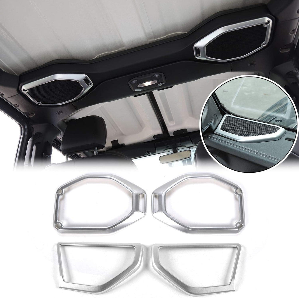 ABS Blue Speaker Audio Trim for Jeep Wrangler JL Gladiator JT F1813